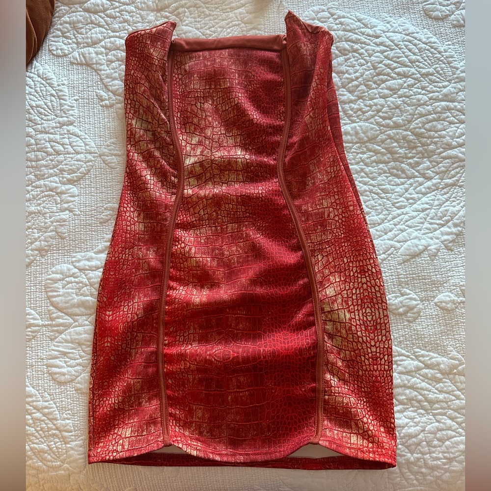 Mini print dress
